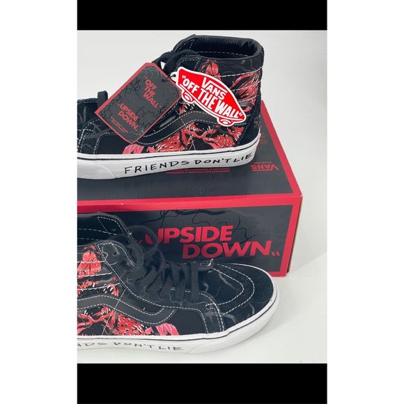 Vans Sneakers Sk8 Hi Netflix Stranger Things Upside Down Men Size 10 New - Picture 2 of 9